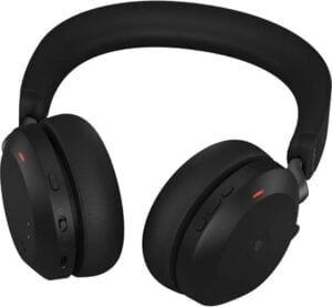 Jabra Evolve2 75 Trådløs Kabling Headset Sort