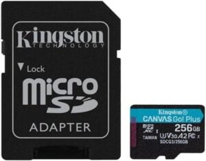 Kingston microSDXC A2 / Video Class V30 / UHS-I U3 / Class10