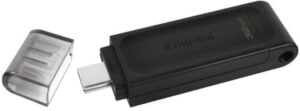 Kingston DataTraveler 70 32GB USB-C 3.2 Gen 1 Sort
