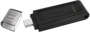 Kingston DataTraveler 70 64GB USB-C 3.2 Gen 1 Sort