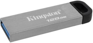 Kingston DataTraveler Kyson 128GB USB 3.2 Gen 1 Sølv - DTKN/128GB