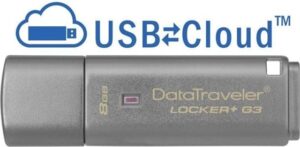 Kingston DataTraveler Locker G3 8GB USB 3.0 Sølv