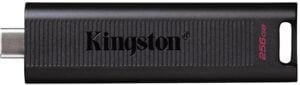 Kingston DataTraveler Max 256GB USB-C 3.2 Gen 2 Sort