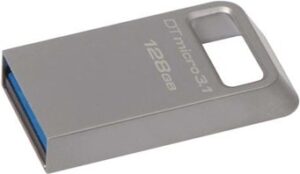 Kingston DataTraveler Micro 3.1 128GB USB 3.1 Sølv