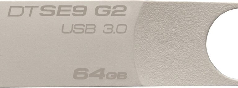 Kingston DataTraveler SE9 G2 64GB USB 3.0 Sølv - DTSE9G2/64GB