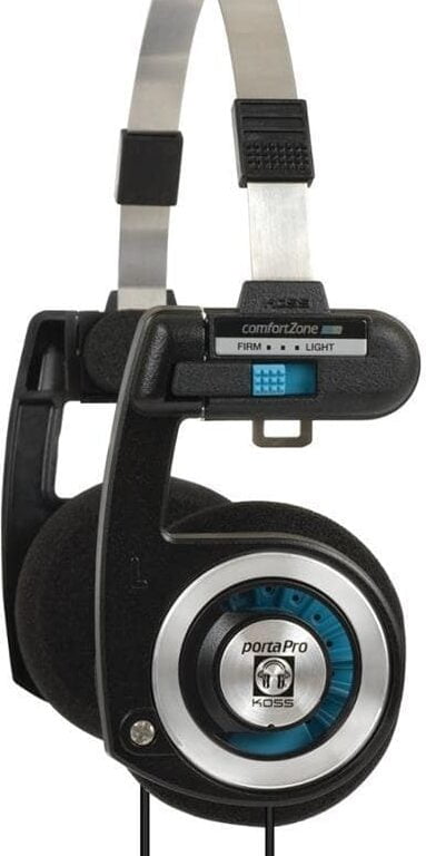 Koss PortaPro Kabling Hovedtelefoner Sort Sølv