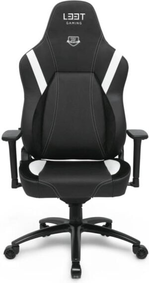 L33T E-Sport Pro Superior XL Gamer Stol Sort Hvid