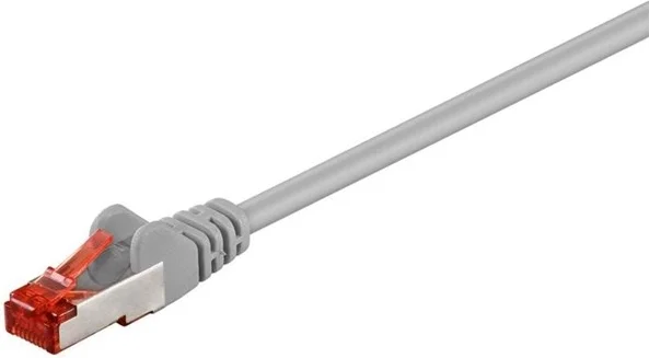 Cat6E Netværkskabel 10m Skærmet S/FTP GRÅ