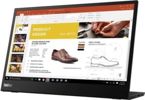 Lenovo ThinkVision M14 14 1920 x 1080 DisplayPort USB-C 60Hz