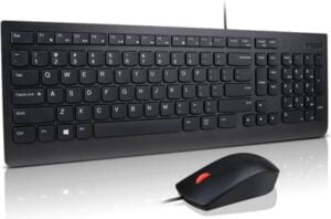 Lenovo Essential Wired Combo Tastatur og mus-sæt Kabling Nordisk