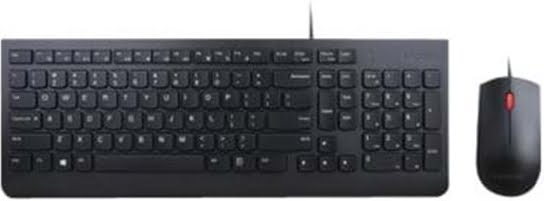 Lenovo Essential Wired Combo Tastatur mus-sæt Kabling Dansk - den billigste pris online =>