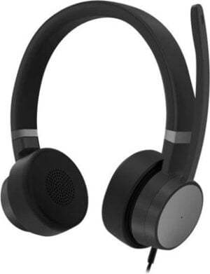 Lenovo Go Kabling Headset Sort Grå