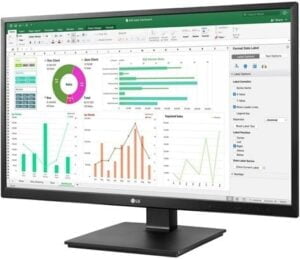 LG 24BN550Y-B 24 1920 x 1080 DVI HDMI DisplayPort 75Hz Pivot Skærm - 24BN550Y-B