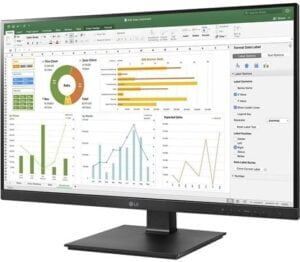 LG 24BN650Y-B 24 1920 x 1080 DVI HDMI DisplayPort 75Hz Pivot Skærm - 24BN650Y-B