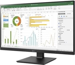 LG 27BN650Y-B 27 1920 x 1080 DVI HDMI DisplayPort 75Hz Pivot Skærm