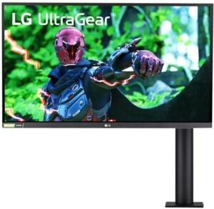 LG UltraGear 27GN880-B 27 2560 x 1440 HDMI DisplayPort 144Hz Forlæng Træk tilbage Pivot Skærm