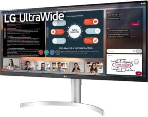 LG 34WN650-W 34 2560 x 1080 HDMI DisplayPort 75Hz   - 34WN650-W.AEU