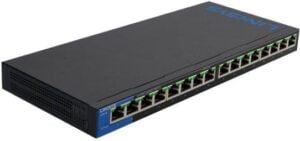 Linksys Business LGS116P Switch 16-porte Gigabit  PoE+