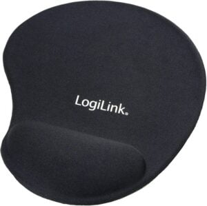 LogiLink Mousepad GEL Wrist Rest Support Musemåtte med håndledsstøtte