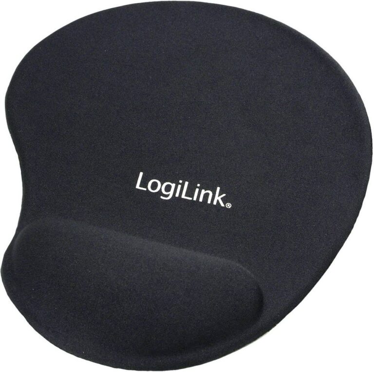 LogiLink Mousepad GEL Wrist Rest Support Musemåtte med håndledsstøtte