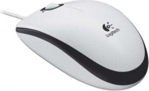 Logitech B100 Optisk Kabling Hvid