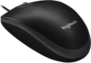 Logitech B100 Optisk Kabling Sort