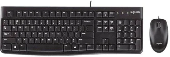 Logitech Desktop MK120 Tastatur og mus-sæt Kabling Belgien