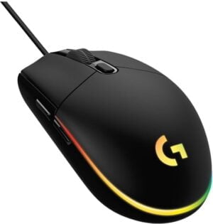 Logitech Gaming Mouse G203 LIGHTSYNC Optisk Kabling Sort