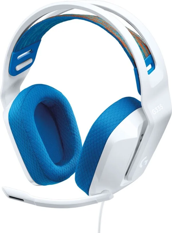 Logitech G G335 Wired Gaming Headset Kabling Headset Blå Hvid