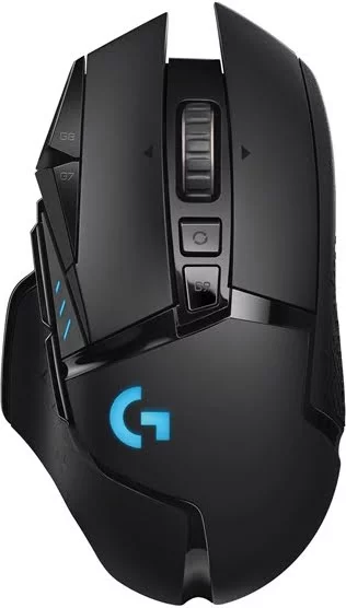 Logitech Gaming Mouse G502 (Hero) Optisk Trådløs Kabling Sort