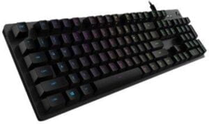 Logitech Gaming G512 Tastatur Mekanisk LIGHTSYNC Kabling USA internationalt - 920-009352