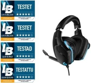 Logitech Gaming Headset G635 Kabling Headset Sort Blå