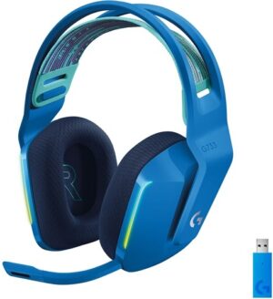 Logitech G G733 LIGHTSPEED Wireless RGB Gaming Headset Trådløs Headset Blå