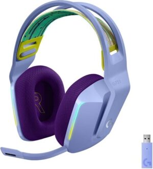 Logitech G G733 LIGHTSPEED Wireless RGB Gaming Headset Trådløs Headset Lilla