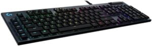 Logitech Gaming G815 Tastatur Mekanisk RGB/16,8 millioner farver Kabling USA internationalt - 920-008992