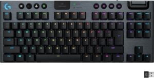 Logitech G915 TKL Tenkeyless LIGHTSPEED Wireless RGB Mechanical Gaming  Tastatur Mekanisk LIGHTSYNC Trådløs Nordisk - 920-009500