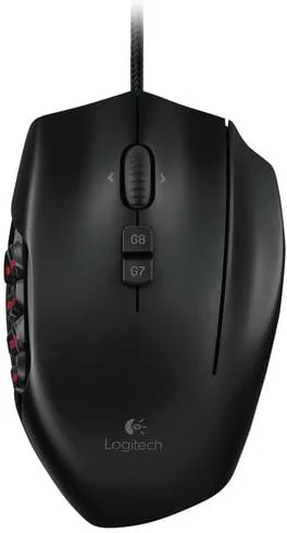 Logitech Gaming Mouse G600 MMO Laser Kabling Sort - 910-003879