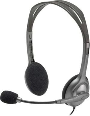 Logitech Stereo H111 Kabling Headset Sort