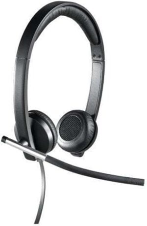Logitech USB Headset Stereo H650e Kabling Headset Sort