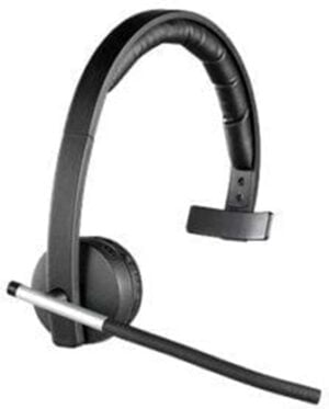 Logitech Wireless Headset Mono H820e Trådløs Headset Sort