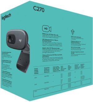 Logitech HD Webcam C270 1280 x 720 Webkamera Fortrådet - 960-000582