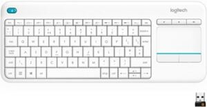 Logitech Wireless Touch Keyboard K400 Plus Tastatur Trådløs Dansk/Finsk/Norsk/Svensk - 920-007142