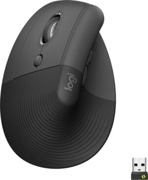 Logitech Lift Vertical Ergonomic Mouse Optisk Trådløs Pink