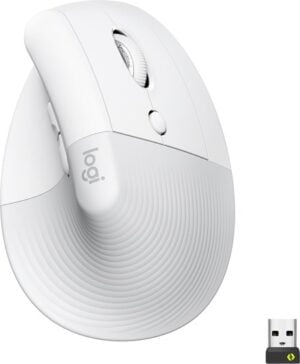Logitech Lift Vertical Ergonomic Mouse Optisk Trådløs Sort