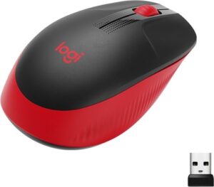 Logitech M190 Optisk Trådløs Rød