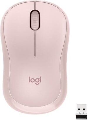 Logitech M220 Silent Optisk Trådløs Sort Pink