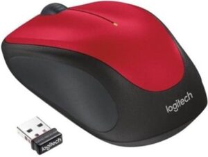 Logitech M235 Optisk Trådløs Rød