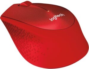 Logitech M330 SILENT PLUS Mekanisk Trådløs Rød