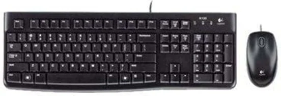 Logitech Desktop MK120 Tastatur og mus-sæt Kabling - 920-002559