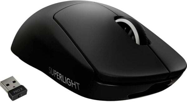 Logitech PRO X SUPERLIGHT Wireless Gaming Mouse Optisk Trådløs Sort - 910-005880